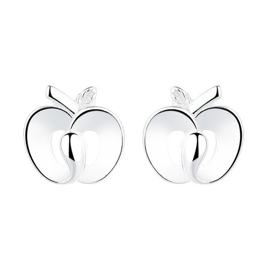 925 Sterling Silver Fruit Screw Back Stud Earrings