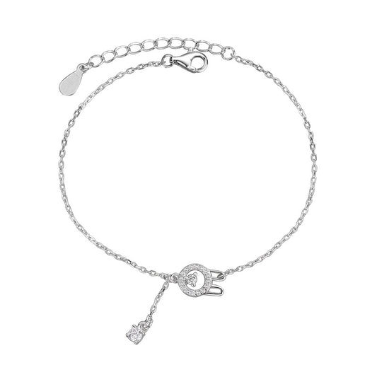 925 Sterling Silver Fashion Cute Bracelet