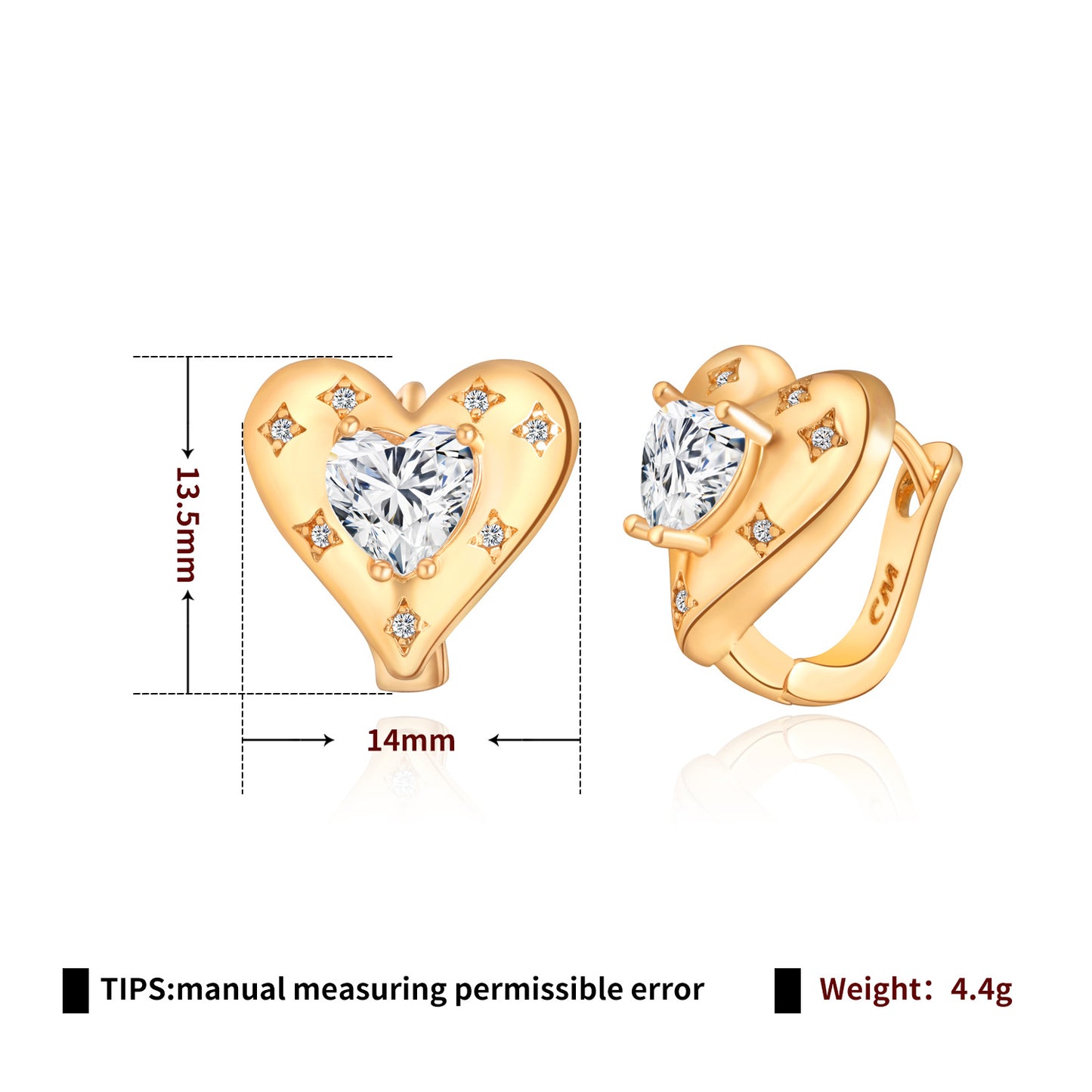 Brass With Plated Fashion Jewelry Earrings