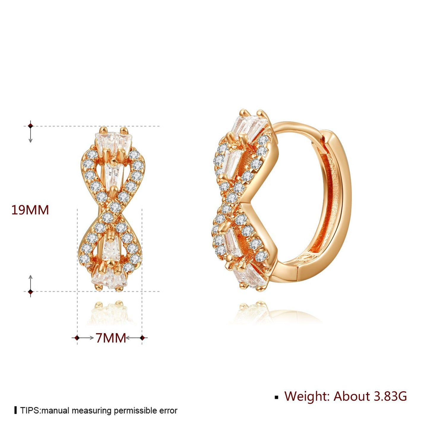Brass With Plated Fashion Jewelry Earrings