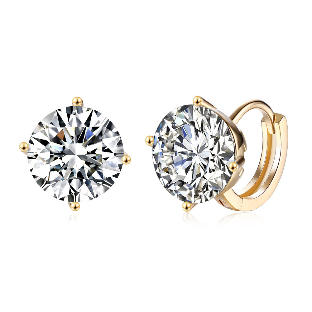 Brass With Plated Fashion Jewelry Earrings