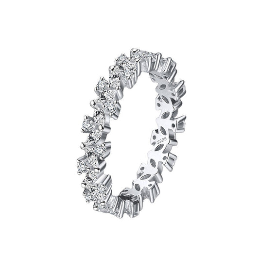 925 Sterling Silver Tennis Ring