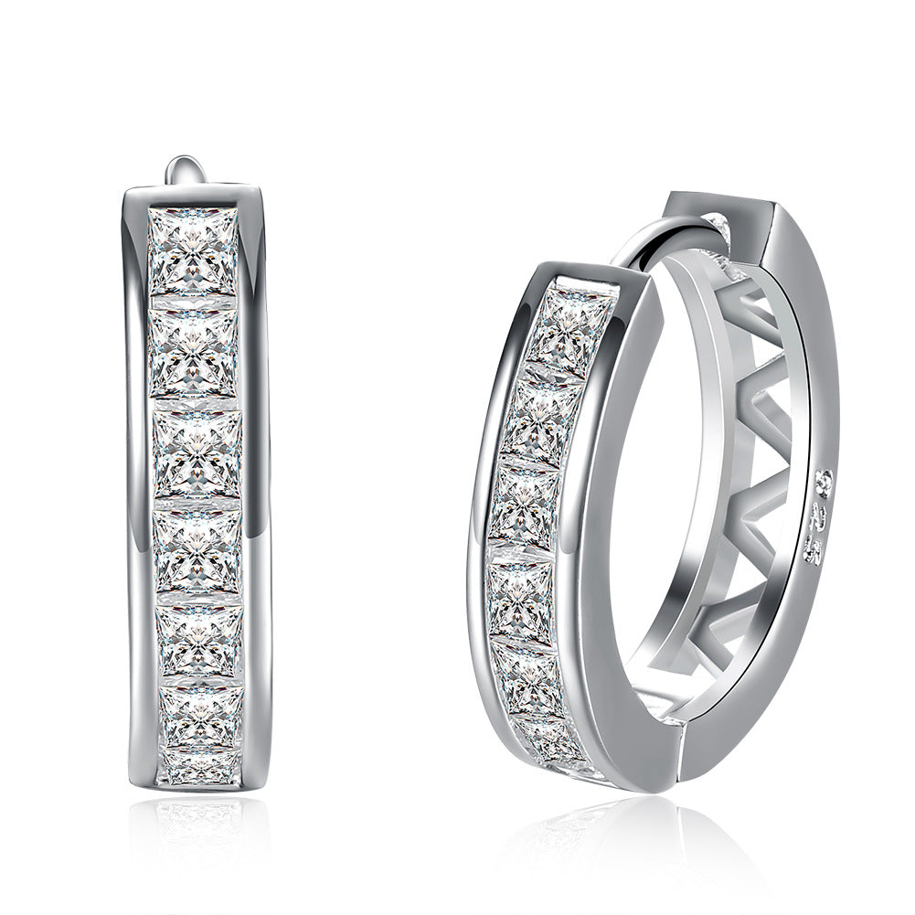 Brass With Plated Fashion Jewelry Earrings