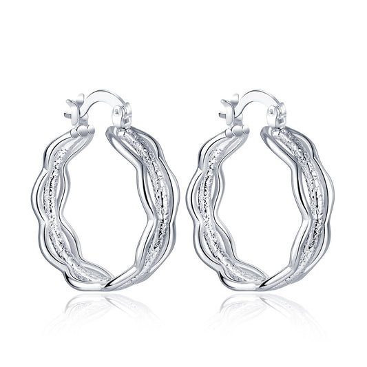 Brass With Plated Fashion Jewelry Earrings
