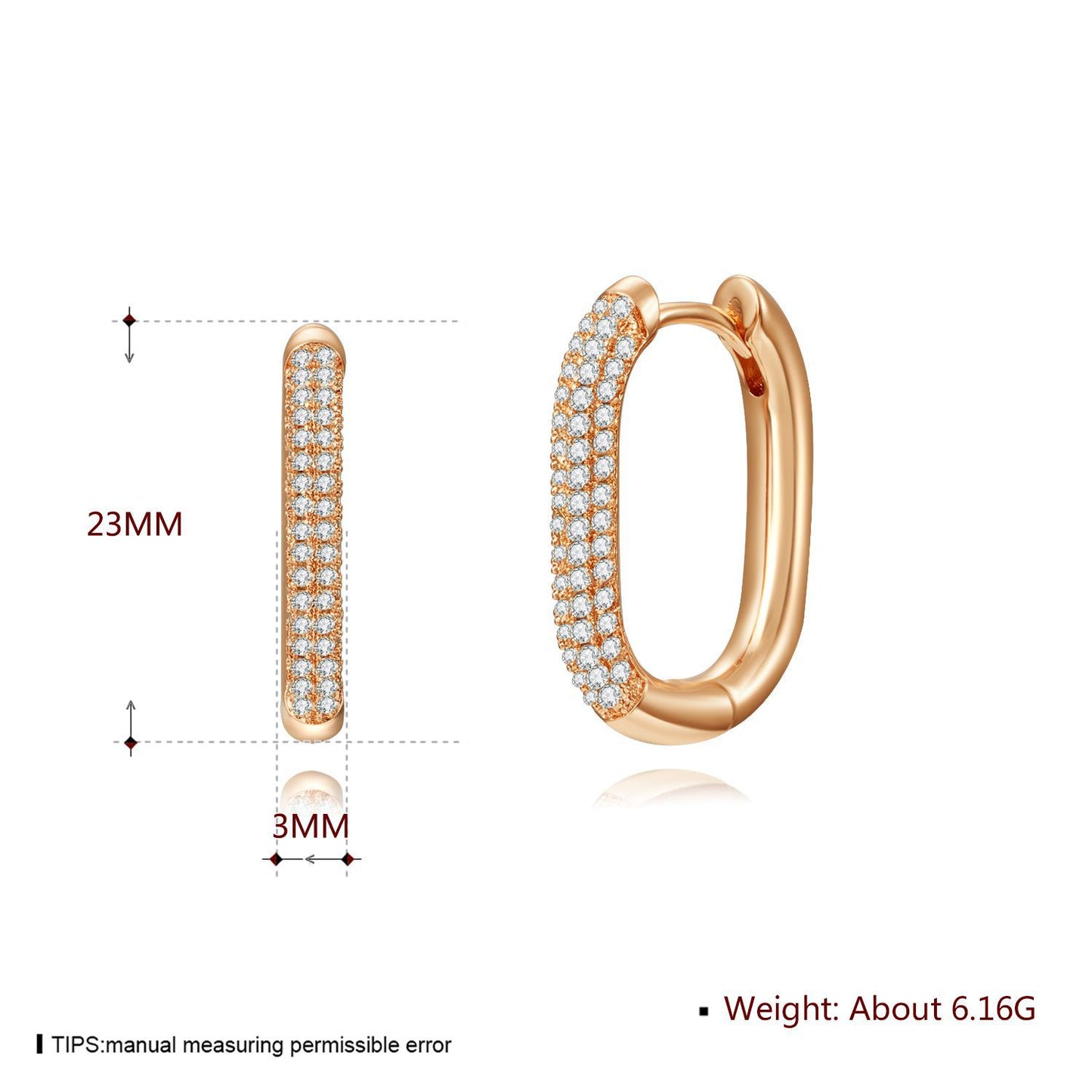 Brass With Plated Fashion Jewelry Earrings