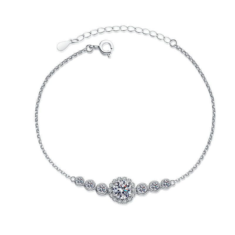 925 Sterling Silver Fashion Zircon Bracelet