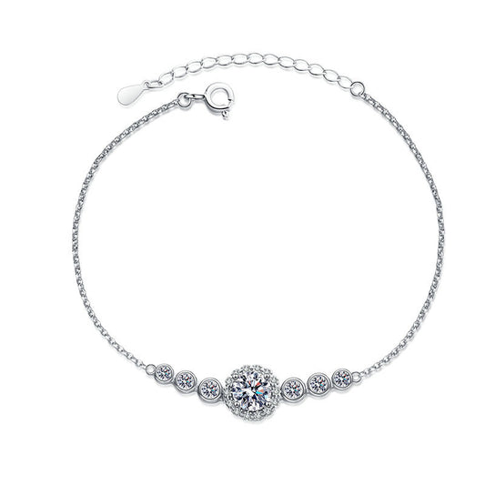 925 Sterling Silver Fashion Zircon Bracelet