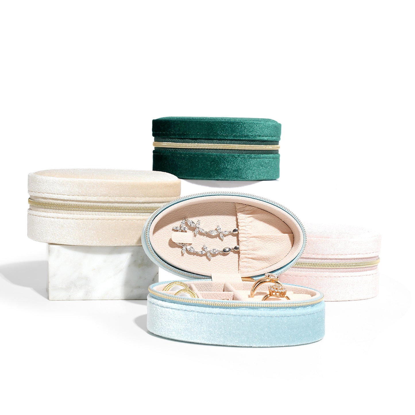 Portable Storage Case for Jewelry and Small Accessories
