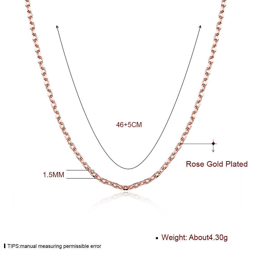 Brass With Plated Fashion Jewelry Necklace