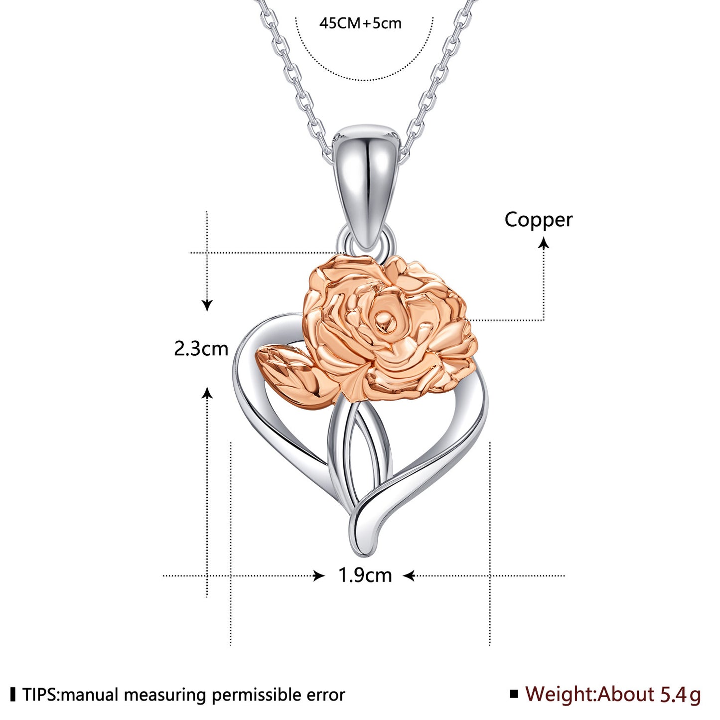 Brass With Plated Fashion Jewelry Necklace