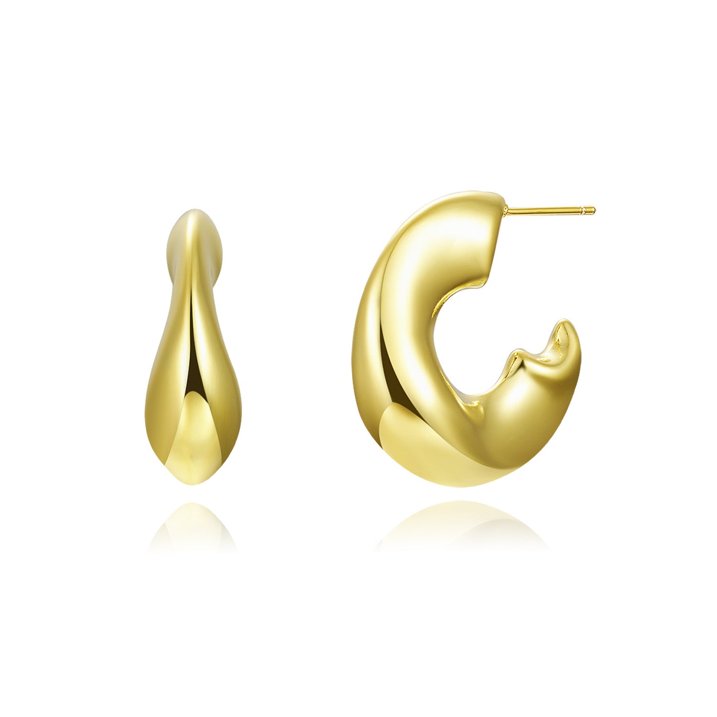 Brass With Plated Fashion Jewelry Earrings