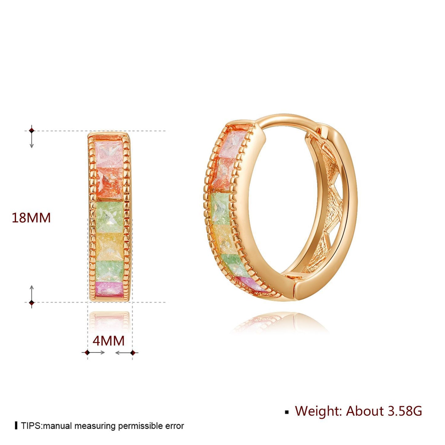 Brass With Plated Fashion Jewelry Earrings