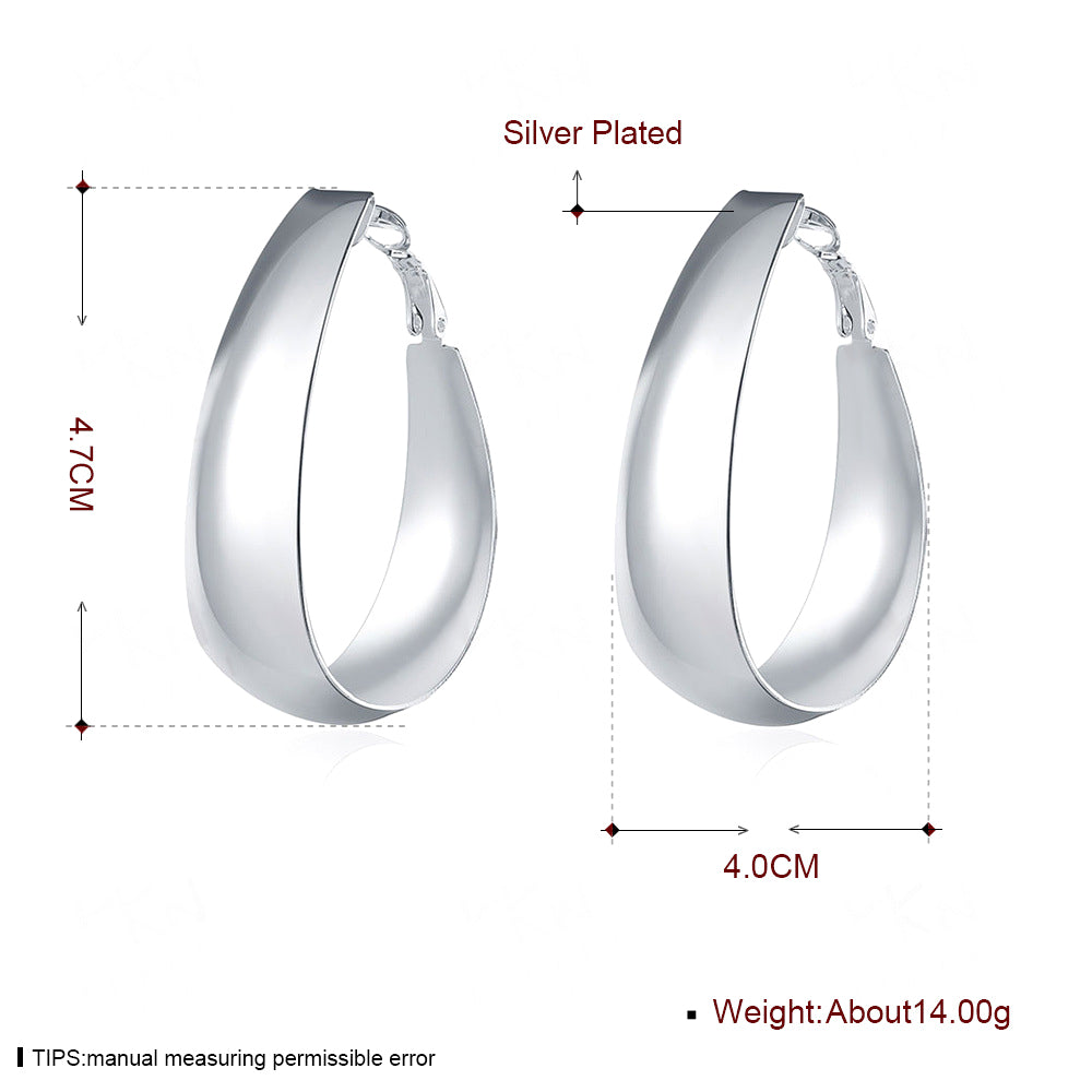 Brass With Plated Fashion Jewelry Earrings