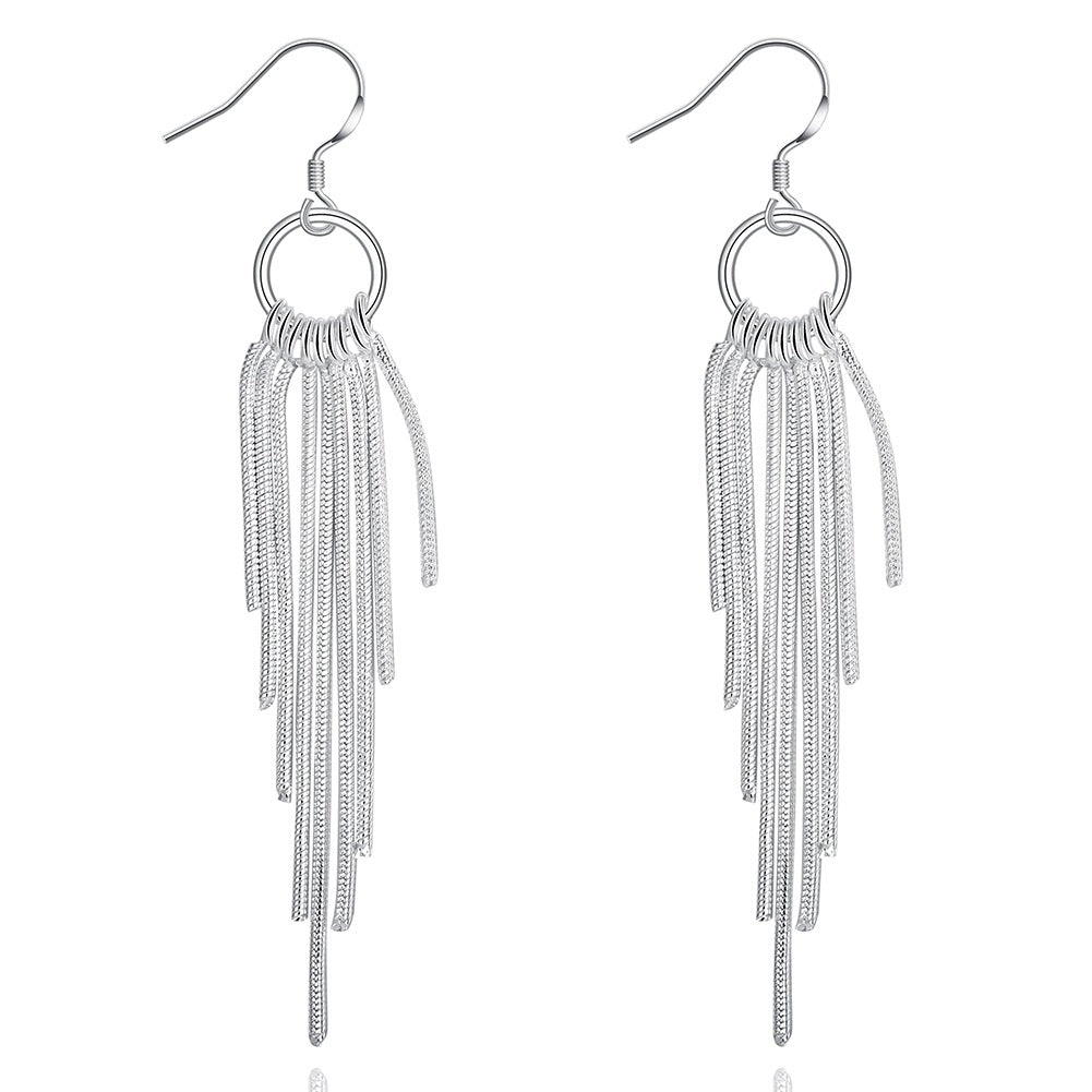 Brass With Plated Fashion Jewelry Earrings