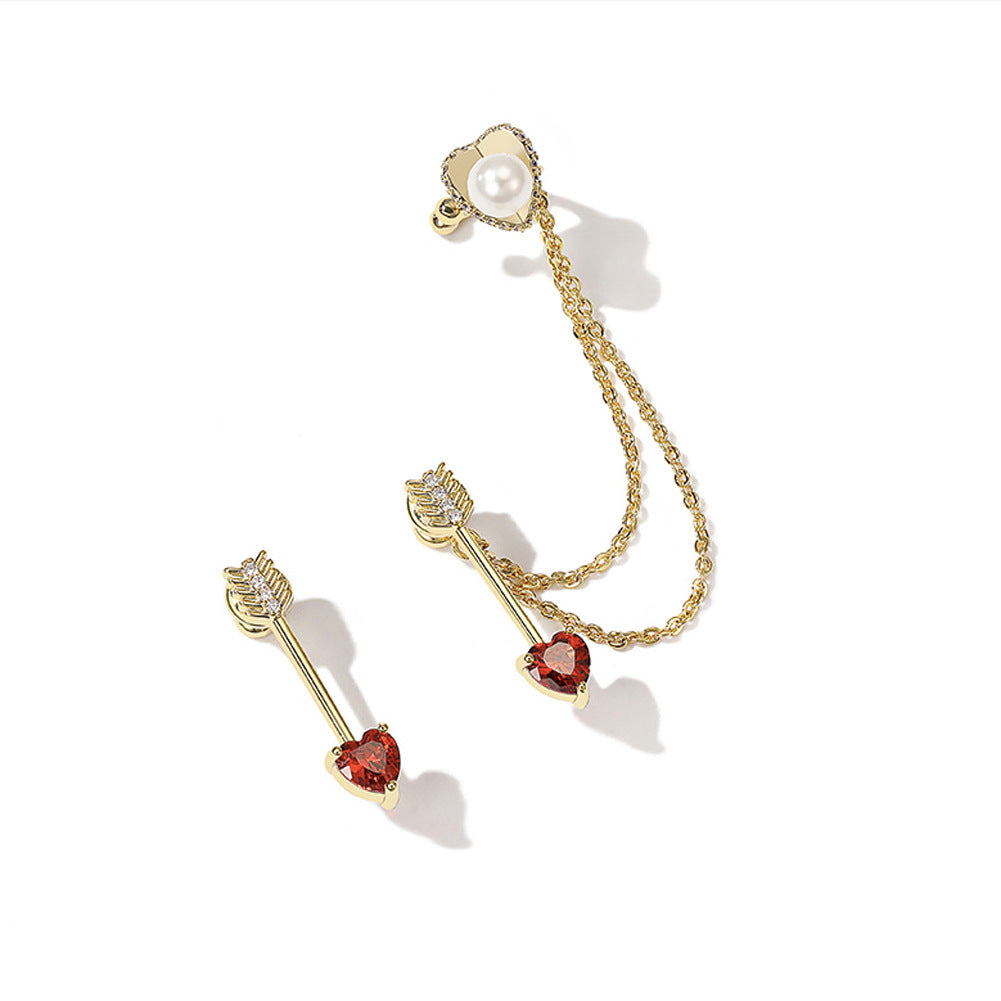 Brass With Plated Fashion Jewelry Earrings