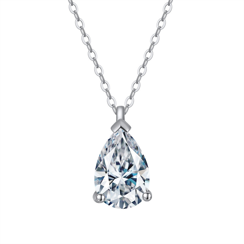 Stainless Steel Fashion Zircon Necklace