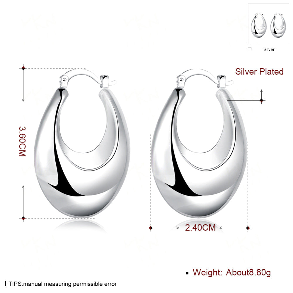 Brass With Plated Fashion Jewelry Earrings