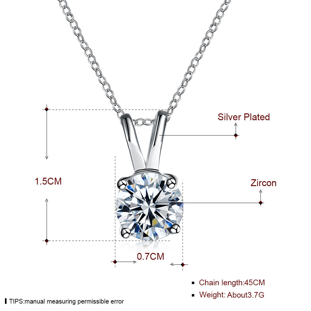 Brass With Plated Fashion Jewelry Necklace