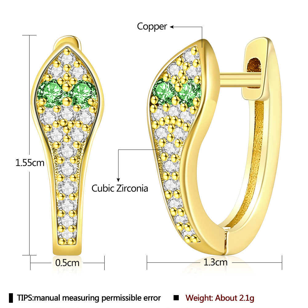 Brass With Plated Fashion Jewelry Earrings