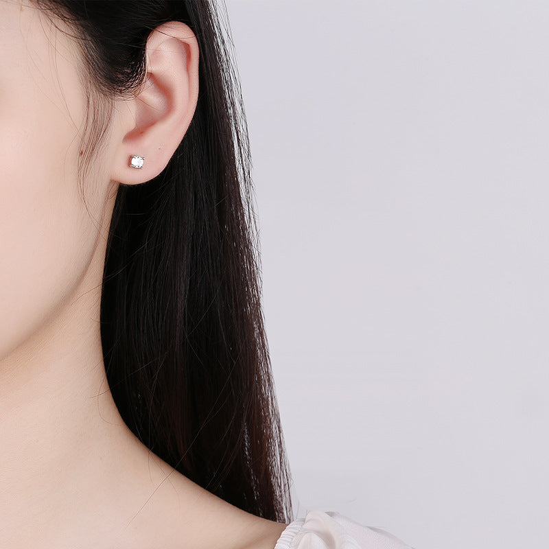 925 Sterling Silver Screwed Earrings
