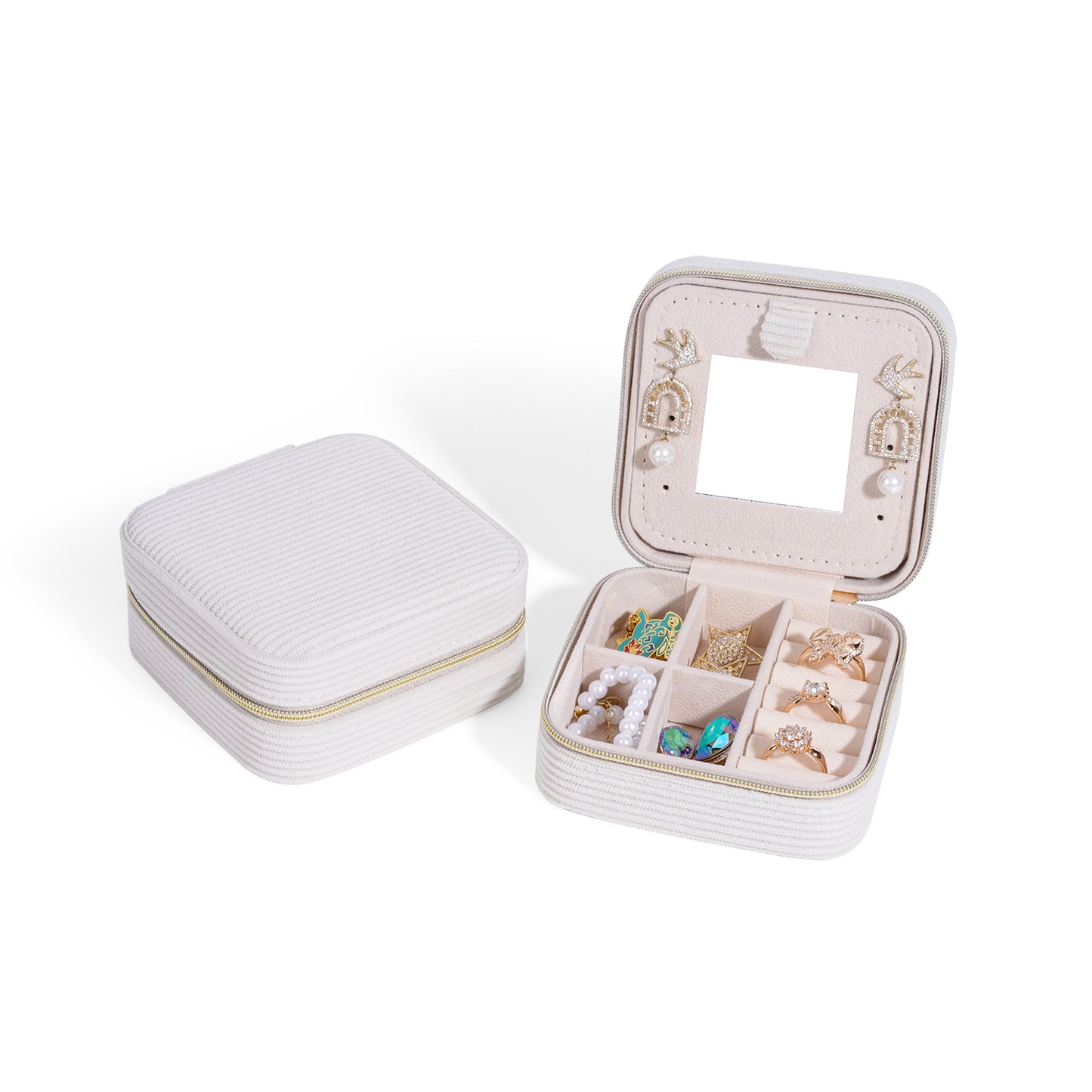 Portable Storage Case for Jewelry and Small Accessories