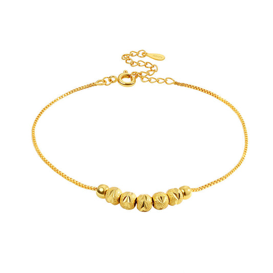 925 Sterling Silver Fashion 18K Gold Plated Bracelet
