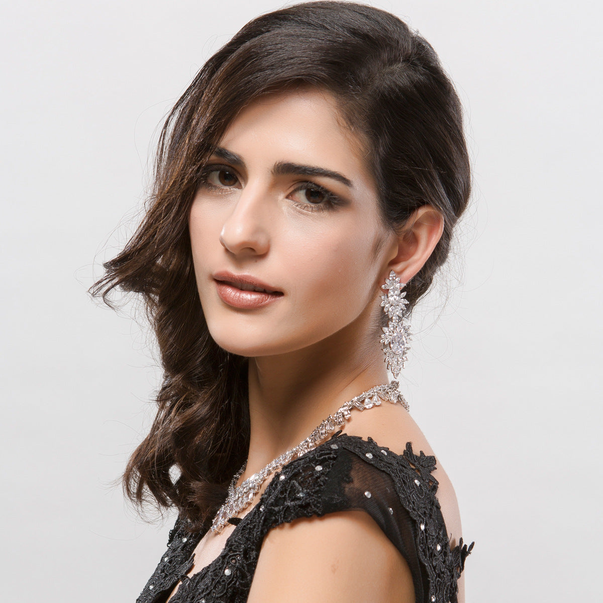 Copper With Plated Fashion Jewelry Earrings