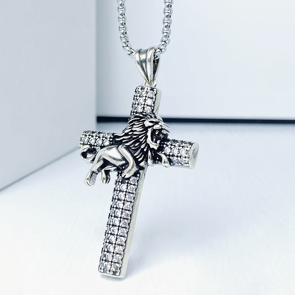 Cross Pendant Necklace, Men Women's Fashion Jewelry, Perfect for Parties & Gifts, Elegant Accessory for Everyday Wear
