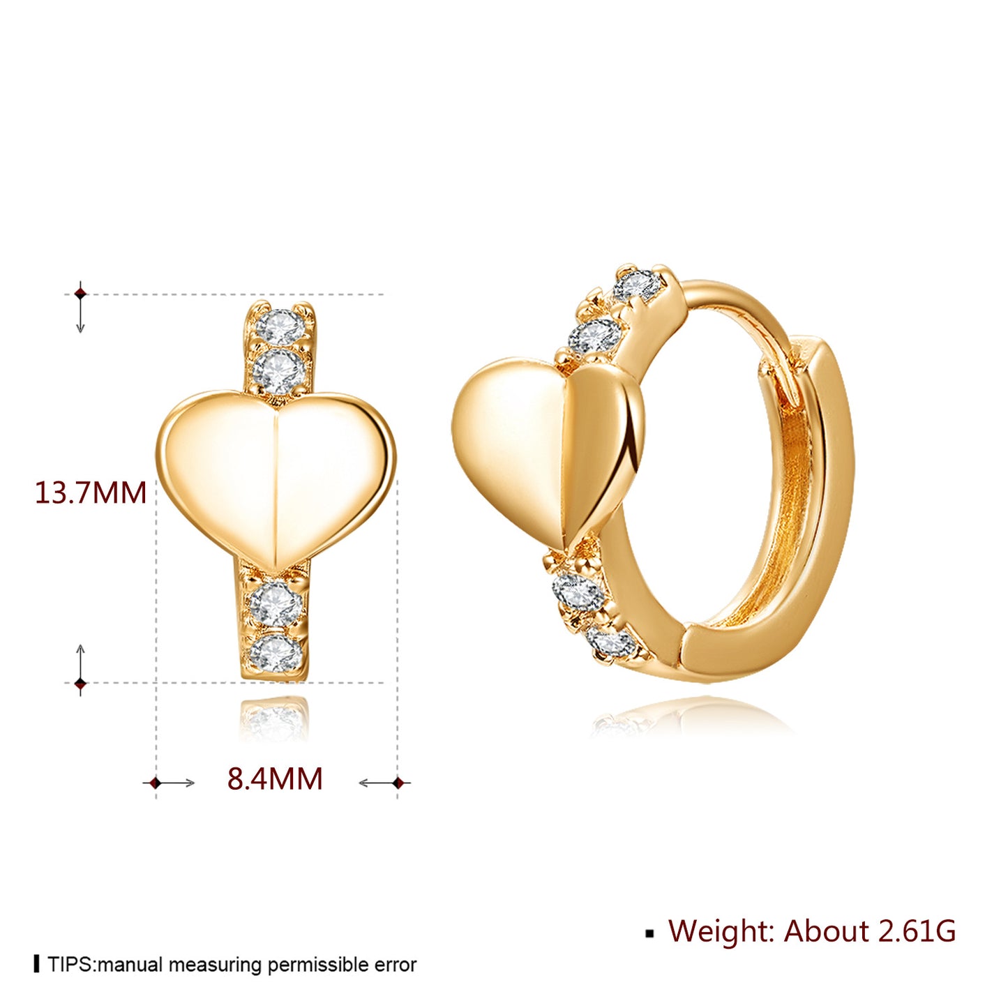 Brass With Plated Fashion Jewelry Earrings
