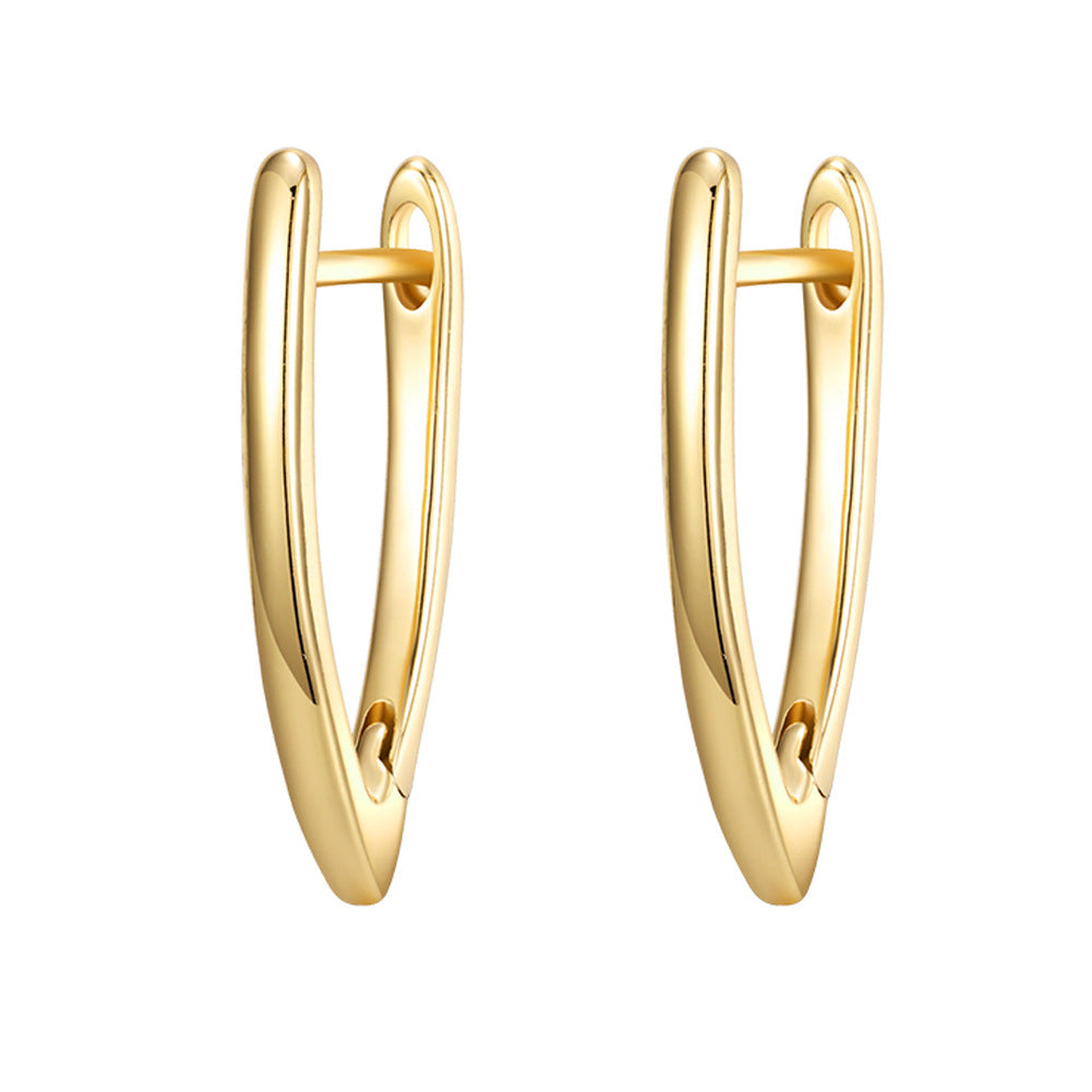 Brass With Plated Fashion Jewelry Earrings