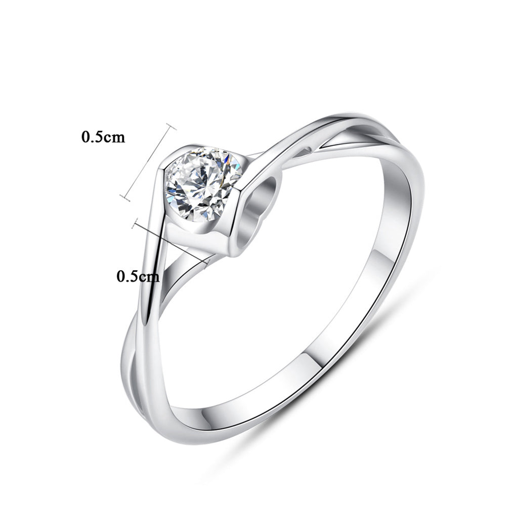 925 Sterling Silver Ring Fashion Jewelry Gift for Women Girls