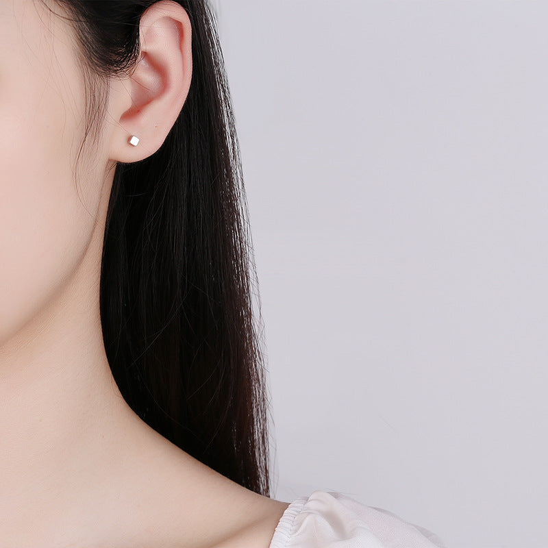 925 Sterling Silver Screwed Earrings