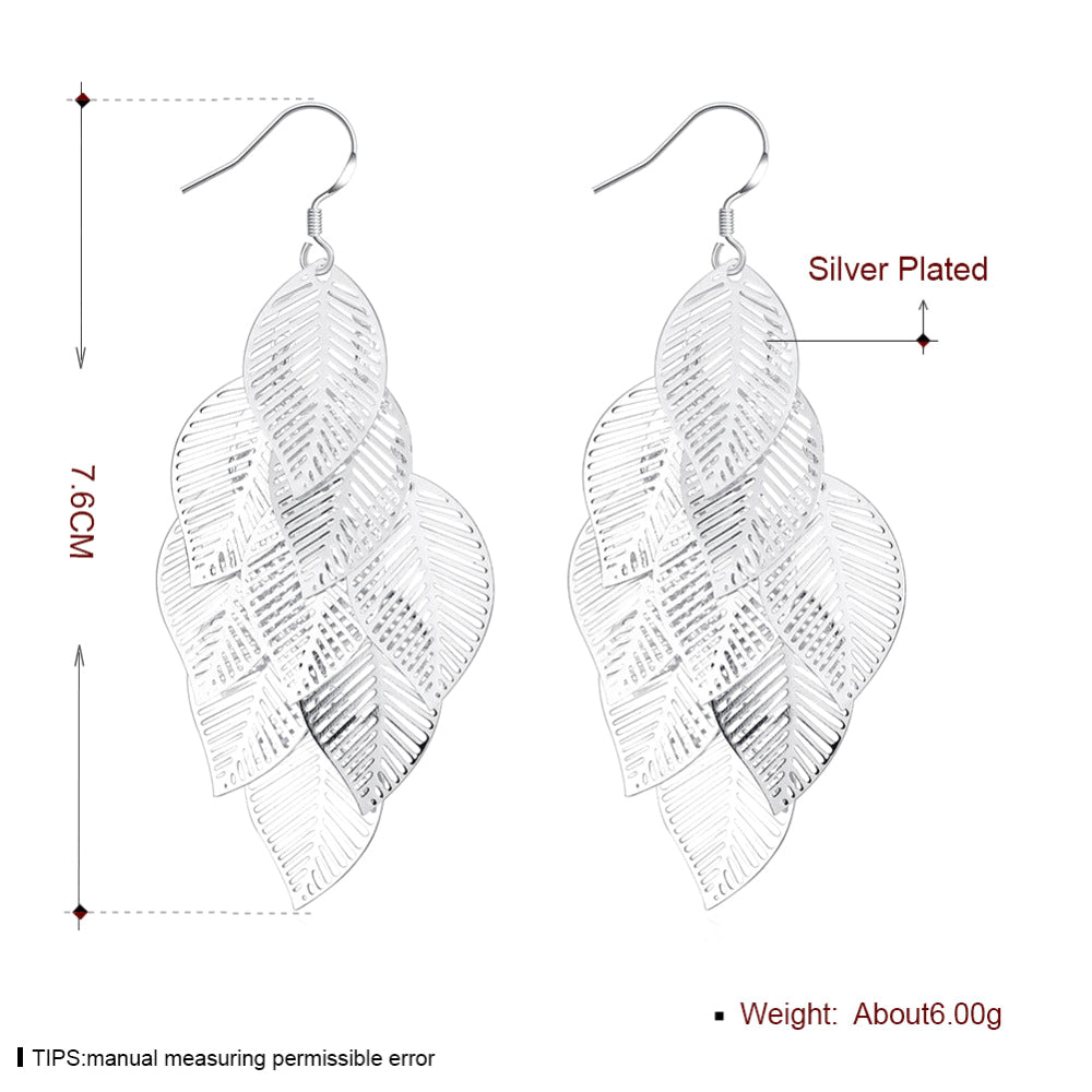 Brass With Plated Fashion Jewelry Earrings