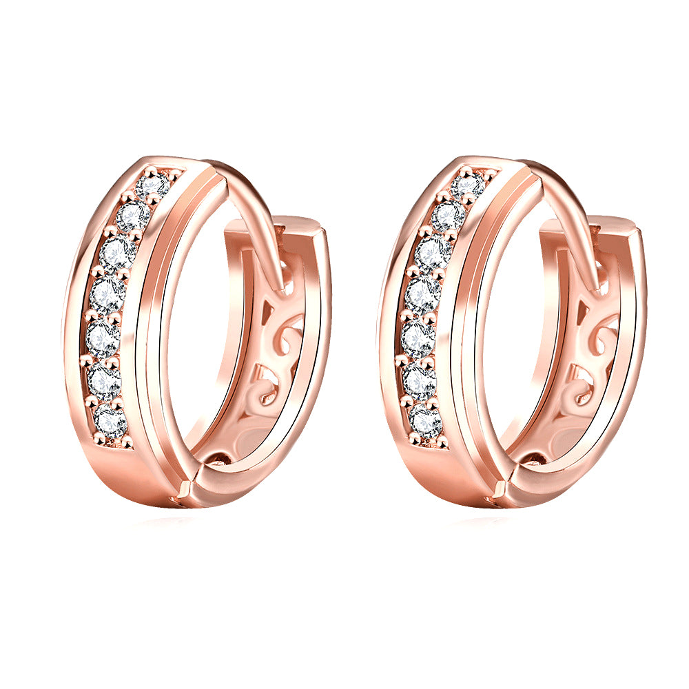 Brass With Plated Fashion Jewelry Earrings