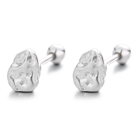 925 Sterling Silver Screw Back Stud Earrings