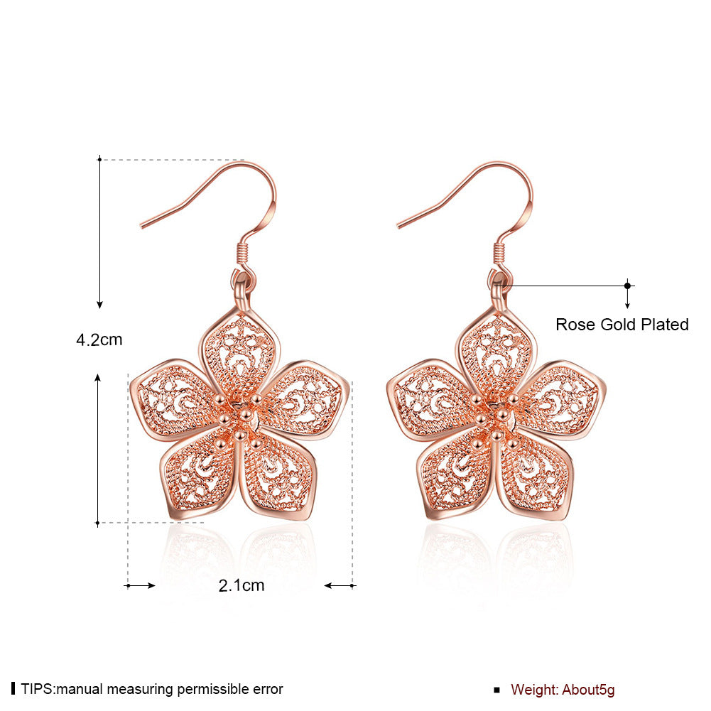 Brass With Plated Fashion Jewelry Earrings