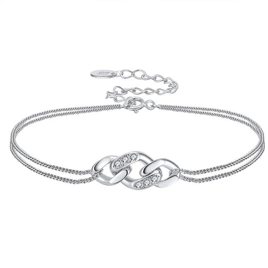 925 Sterling Silver Links Bracelet