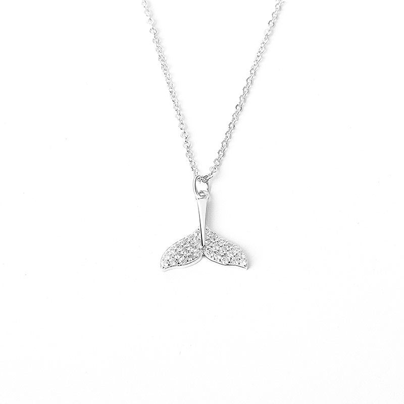 925 Sterling Silver Fashion Mermaid Necklace