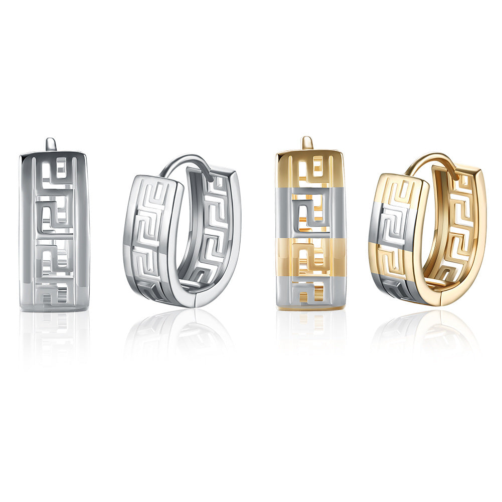 Brass With Plated Fashion Jewelry Earrings