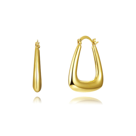 Brass With Plated Fashion Jewelry Earrings
