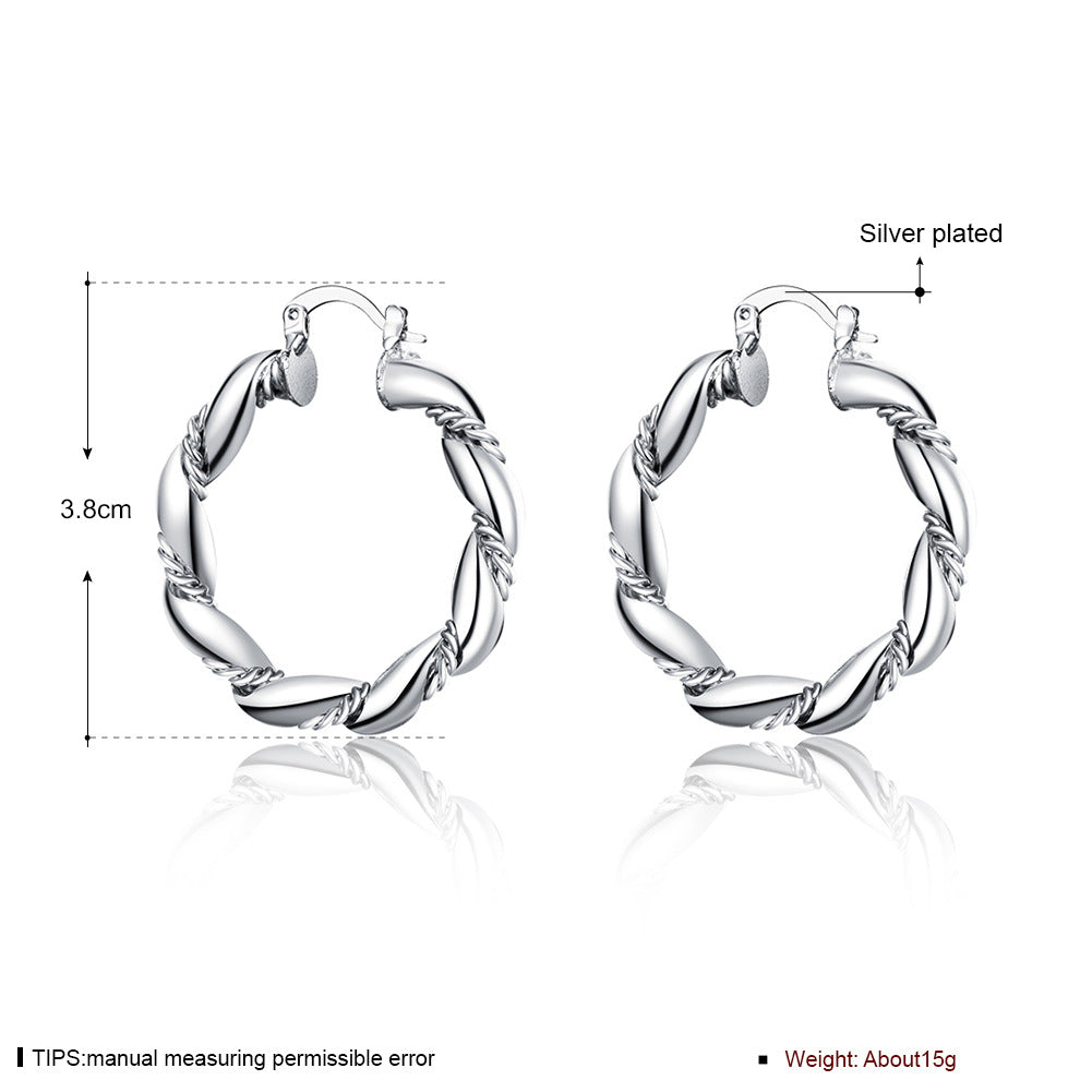 Brass With Plated Fashion Jewelry Earrings