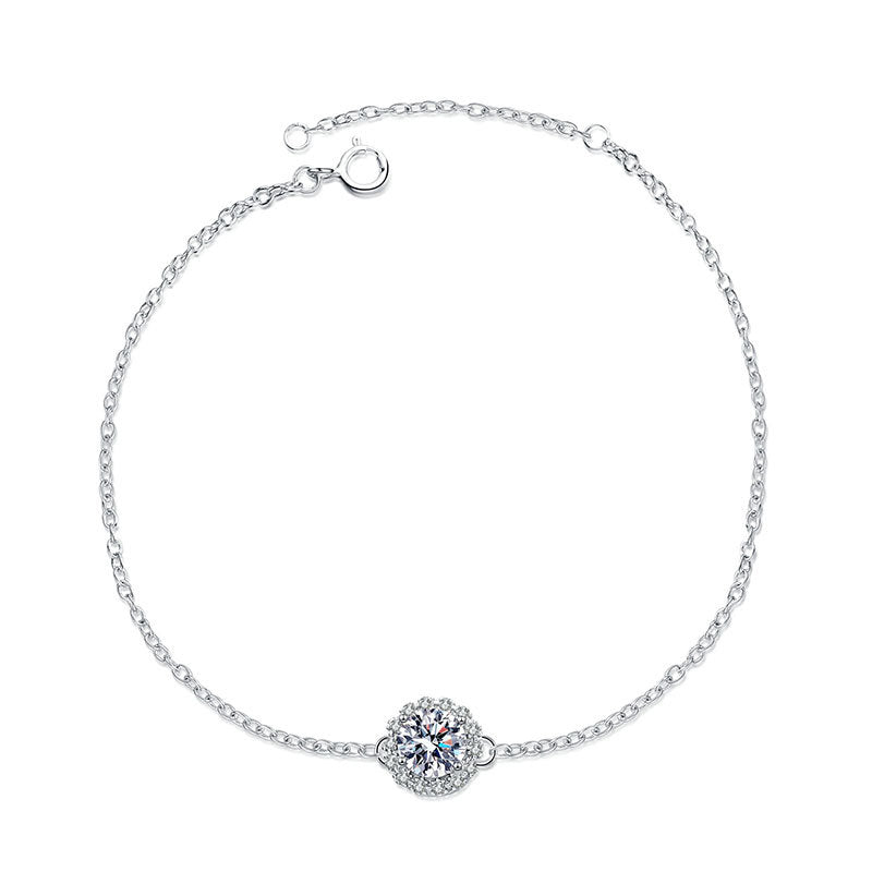 925 Sterling Silver Fashion Zircon Bracelet