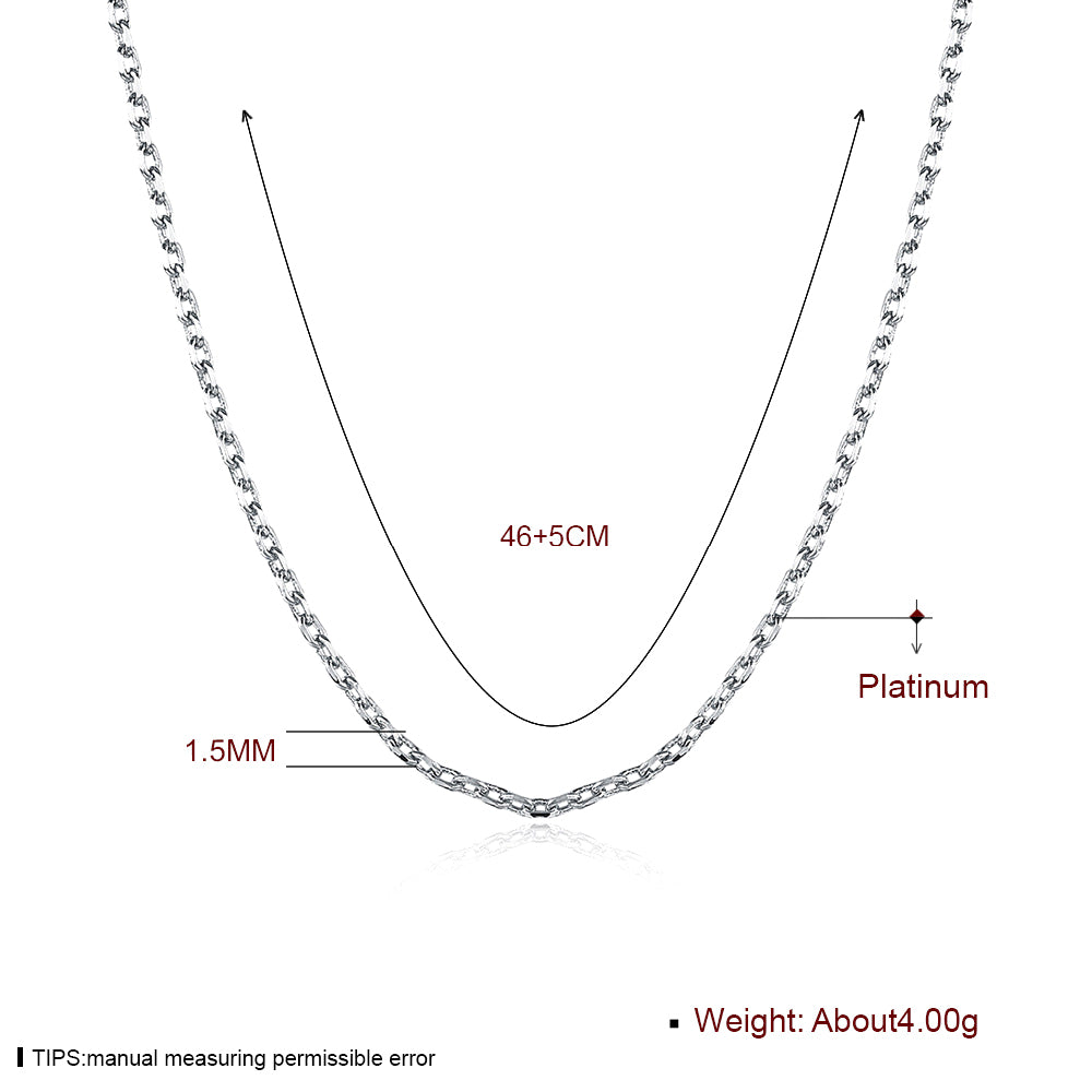 Brass With Plated Fashion Jewelry Necklace