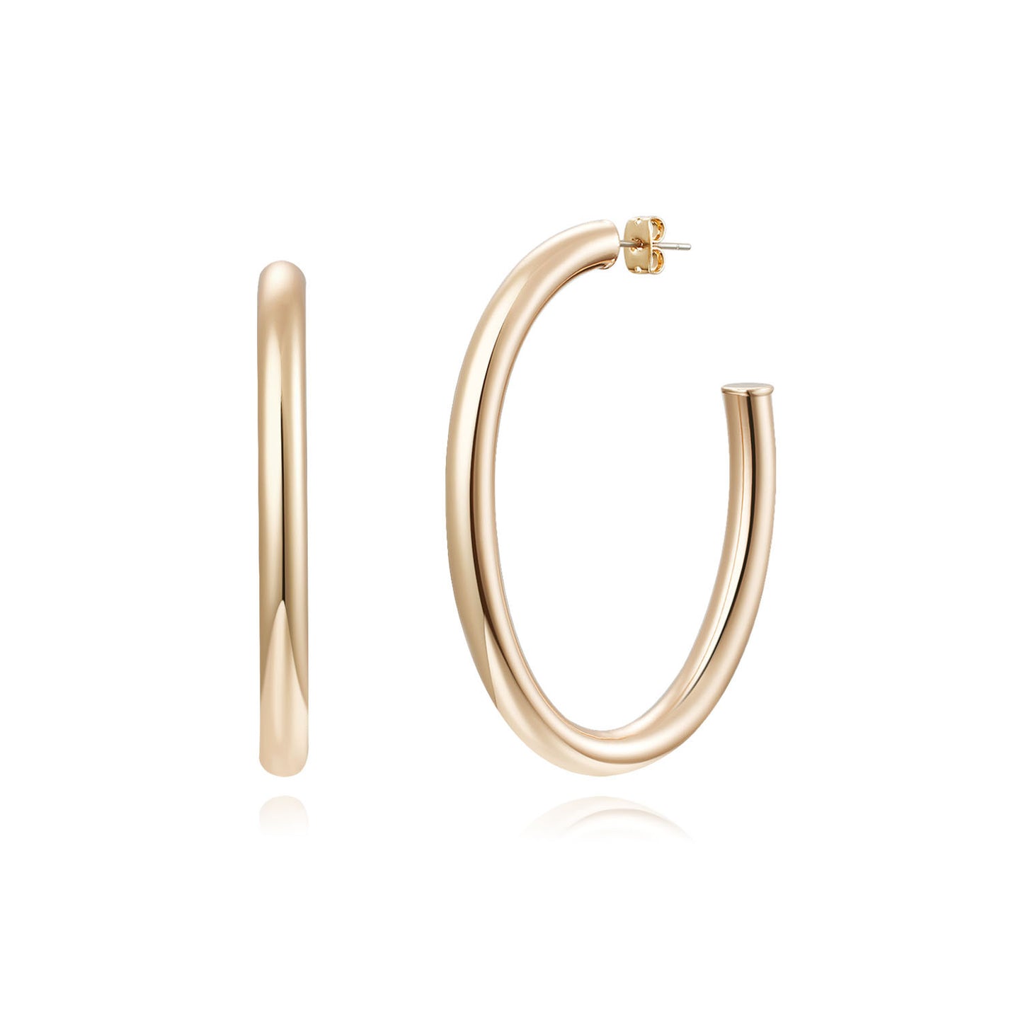 Brass With Plated Fashion Jewelry Earrings