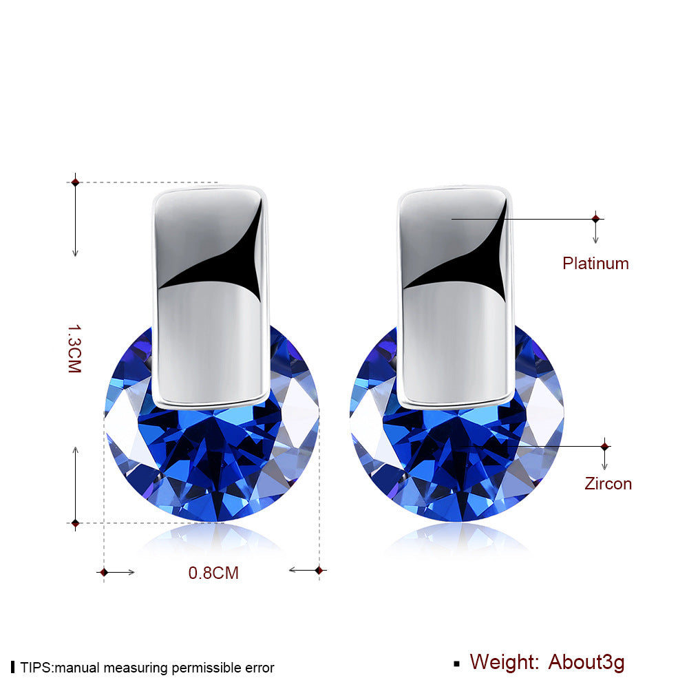 Brass With Plated Fashion Jewelry Earrings