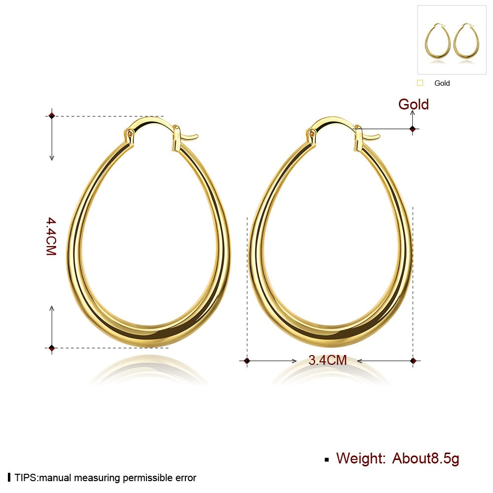Brass With Plated Fashion Jewelry Earrings