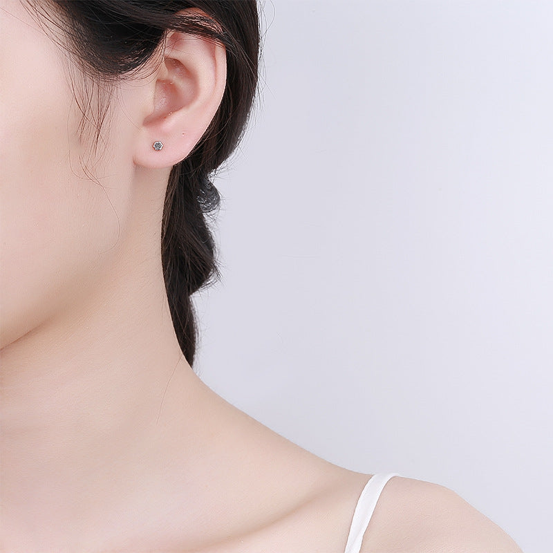 925 Sterling Silver Screwed Earrings