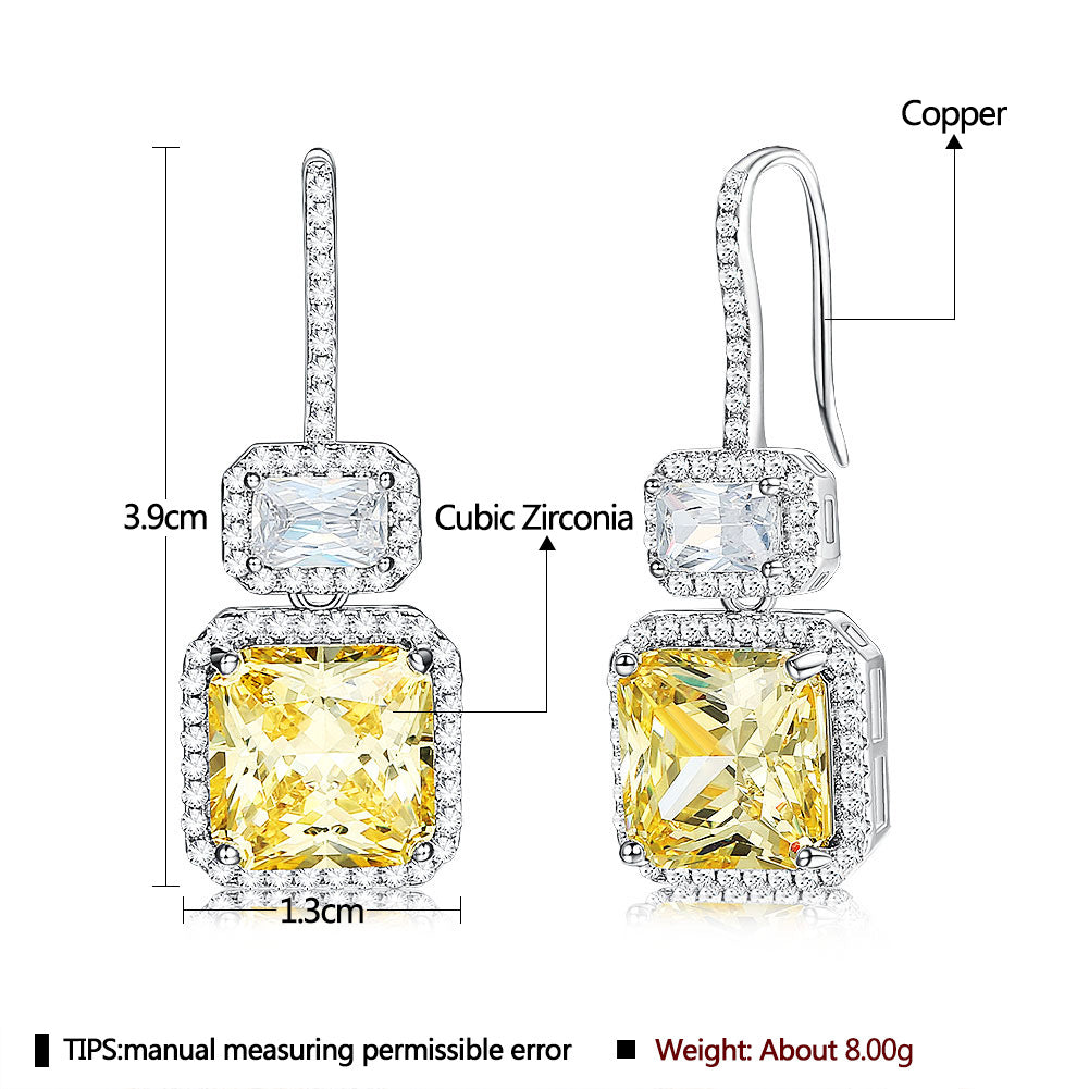 Brass With Plated Fashion Jewelry Earrings