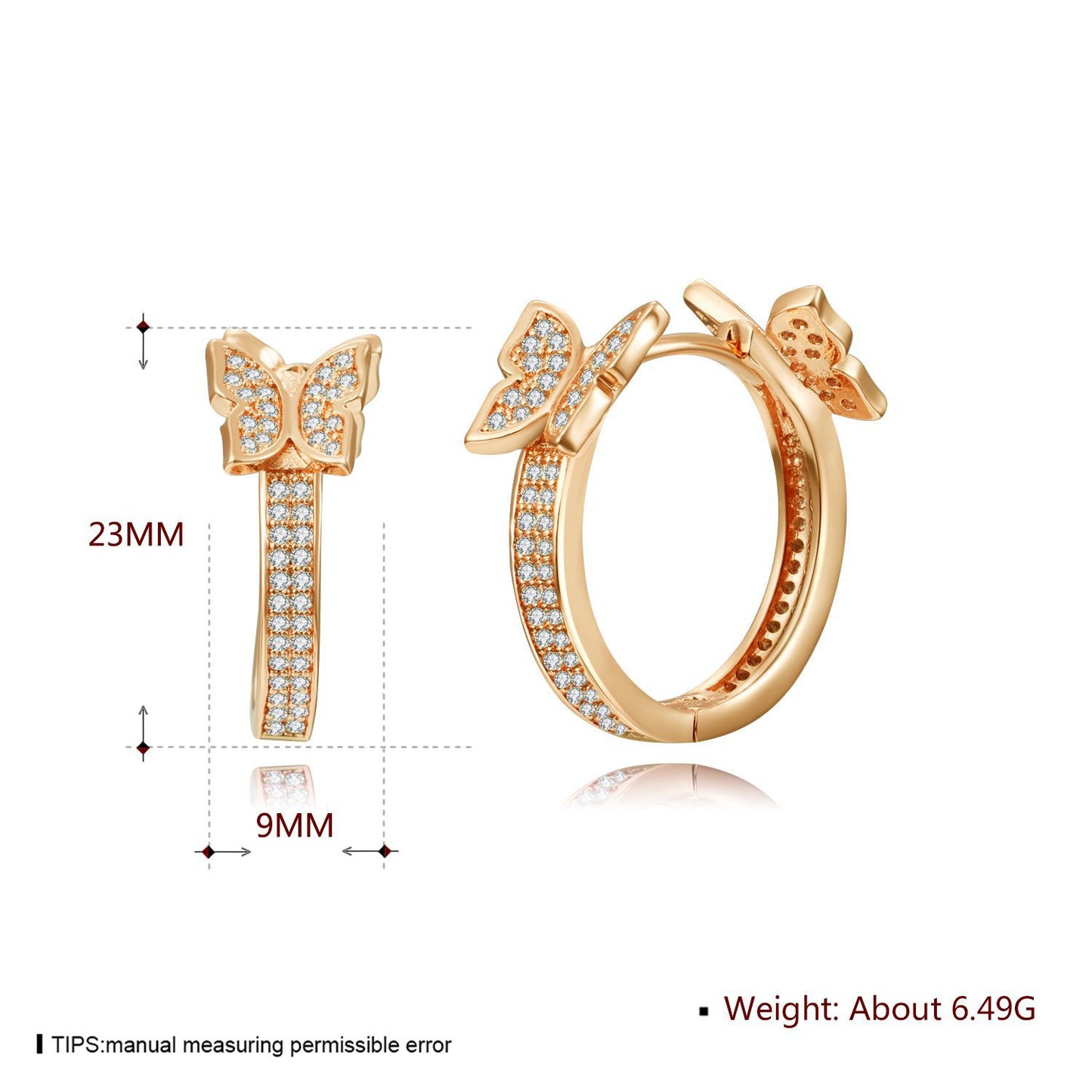 Brass With Plated Fashion Jewelry Earrings