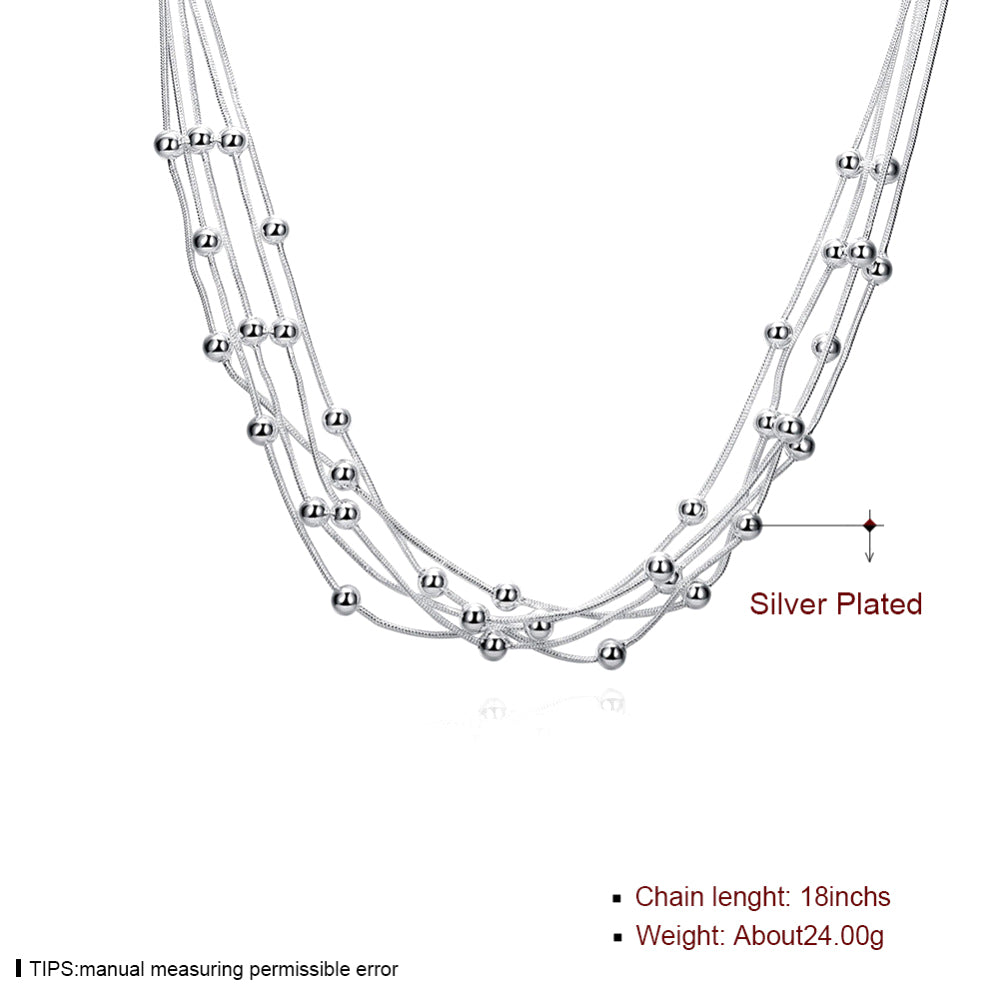 Brass With Plated Fashion Jewelry Necklace